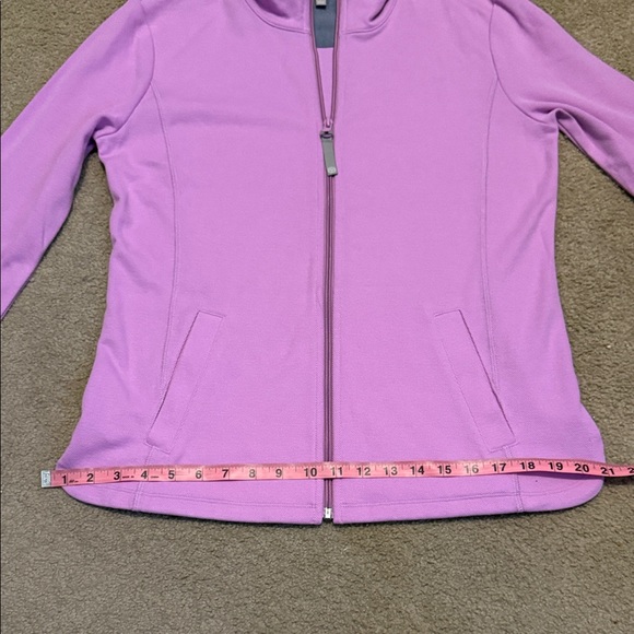 Talbots Light Purple Zip-Up Jacket - Picture 6 of 7